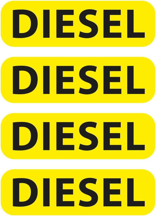 Heavy Equipment Stickers - 4 個 6 センチメートル x 1.7