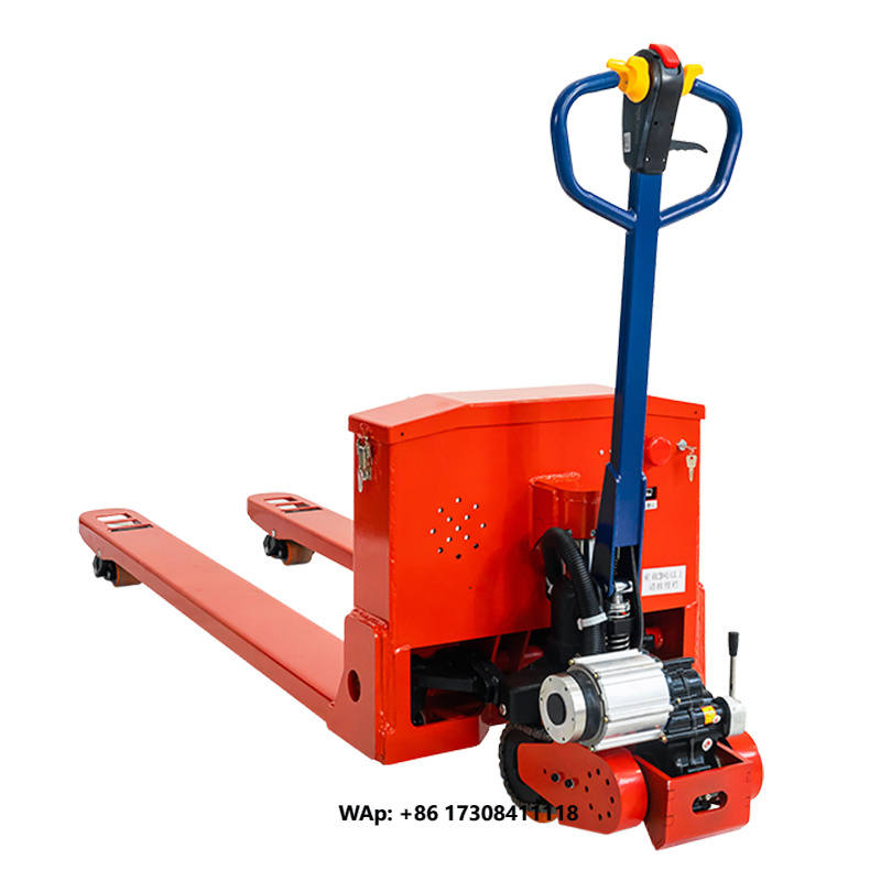Electric Pallet Jack - 10トン半電動パレットトラック、半電動ハンドパレットジャッキ、電動ハンドパレットトラック、効率的な資材運搬用