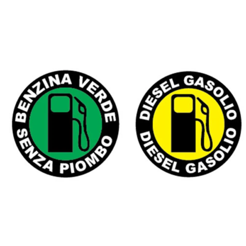 Heavy Equipment Stickers - かわいいガソリンディーゼルオイルタンクキャップ防水ビニールステッカー燃料デカール車の後部窓オートバイ外装装飾アクセサリー