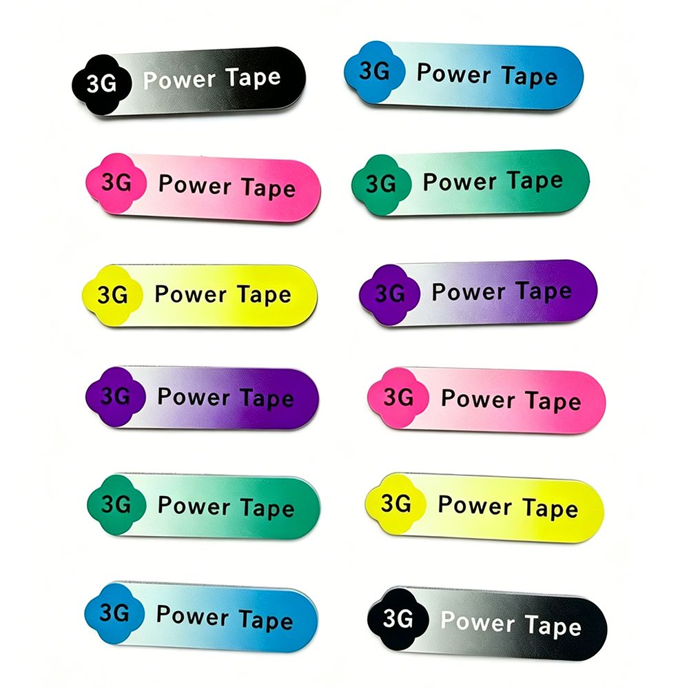 グラデーションカラーのピクルボールラケット用ウェイトテープ  - Heavy Equipment Stickers のレビューと価格