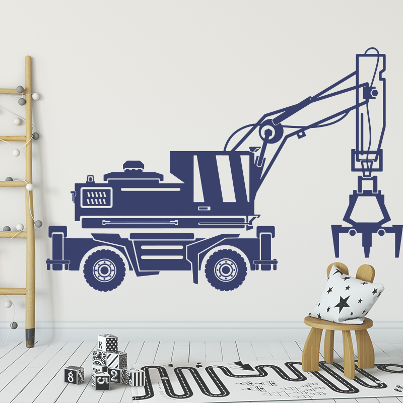 大型建設用ウォールステッカー,車用,トラック用,男の子用,寝 - Heavy Equipment Stickers のレビューと価格