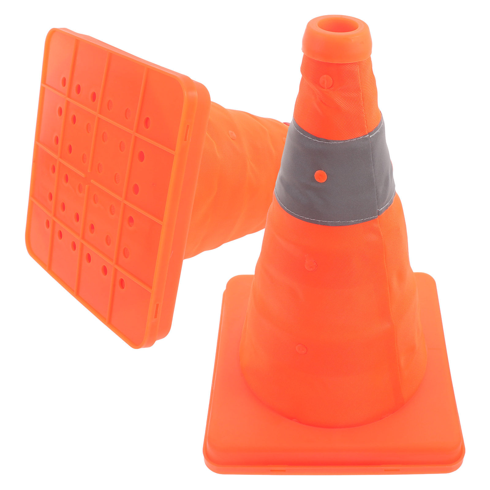 2個入り折りたたみ式トラフィックコーン、駐車場用高輝度道路安 - Road Traffic Cone のレビューと価格