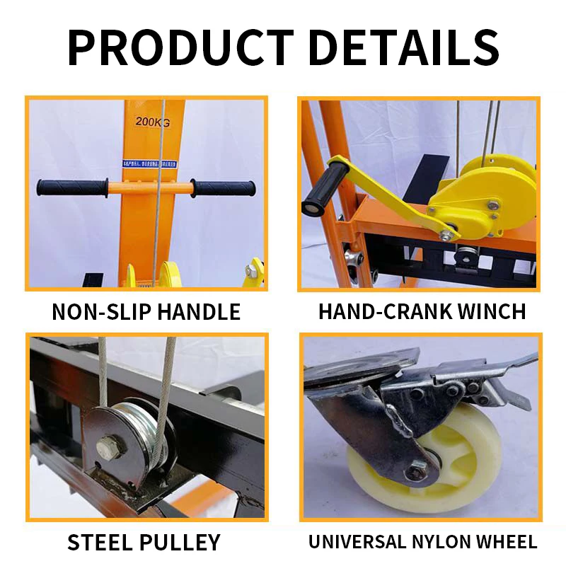 手動パレットジャッキ、ポータブルハンドクランクリフトトラック - Electric Pallet Jack のレビューと価格