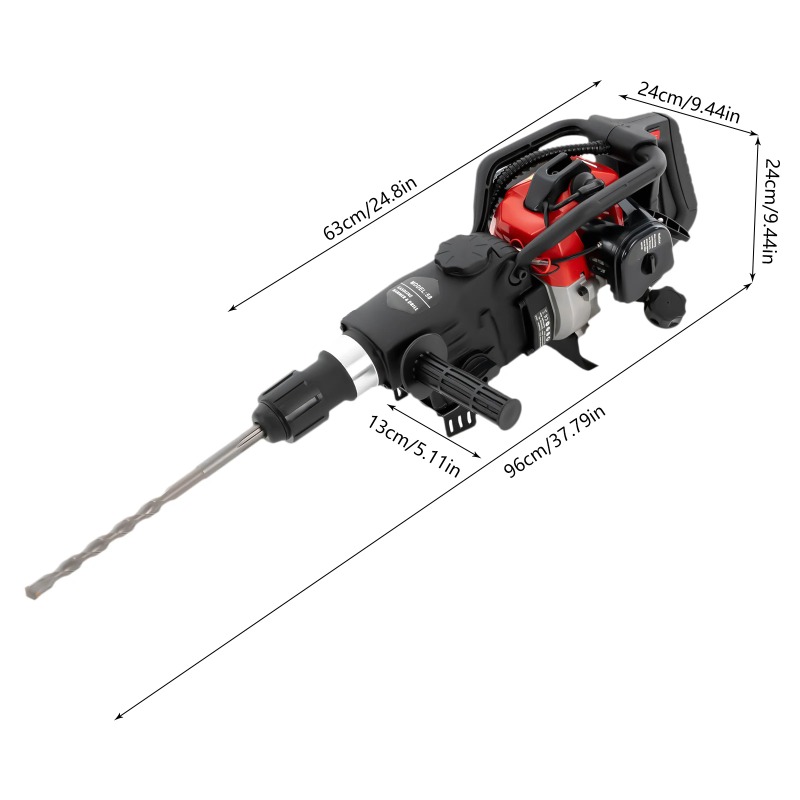 【人気】33CC パワード解体ジャックハンマー 1000W  - Concrete Breaker Demolition のレビューと価格
