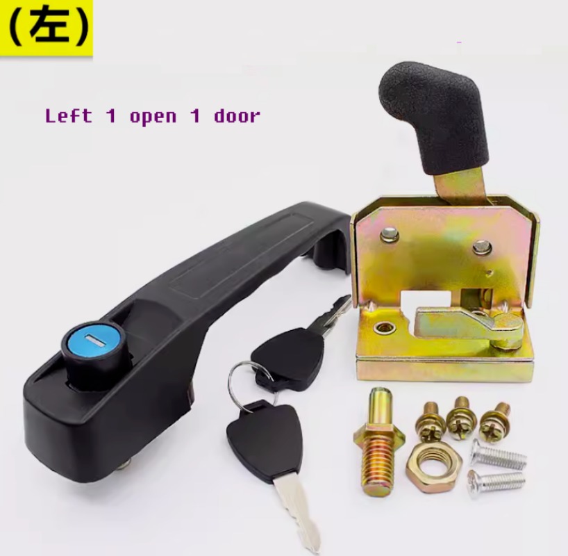 重い装置の金属製ロックドアハンドル,左と右,フォークリフト, - Heavy Equipment Handling のレビューと価格