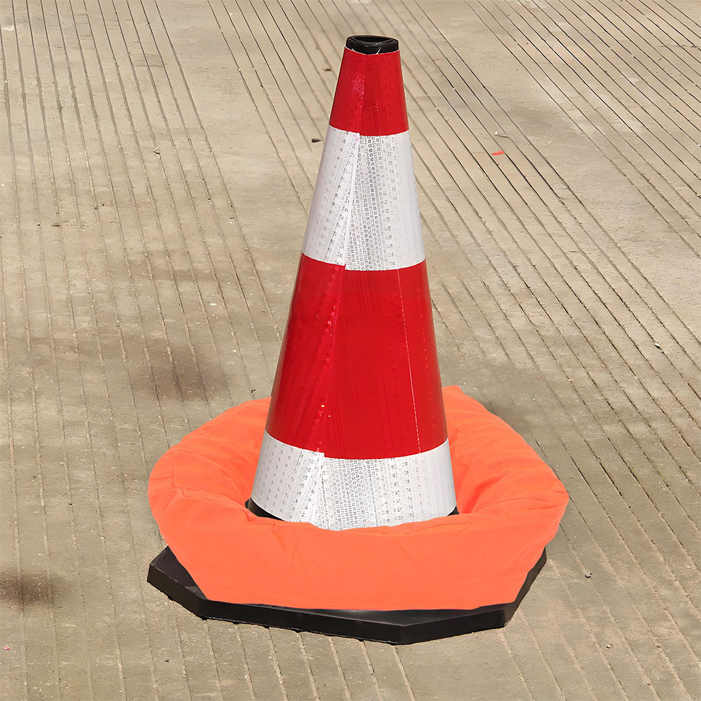 10個入りコーン型砂袋、ゴム製ウェイトベース、頑丈な交通コー - Road Traffic Cone のレビューと価格