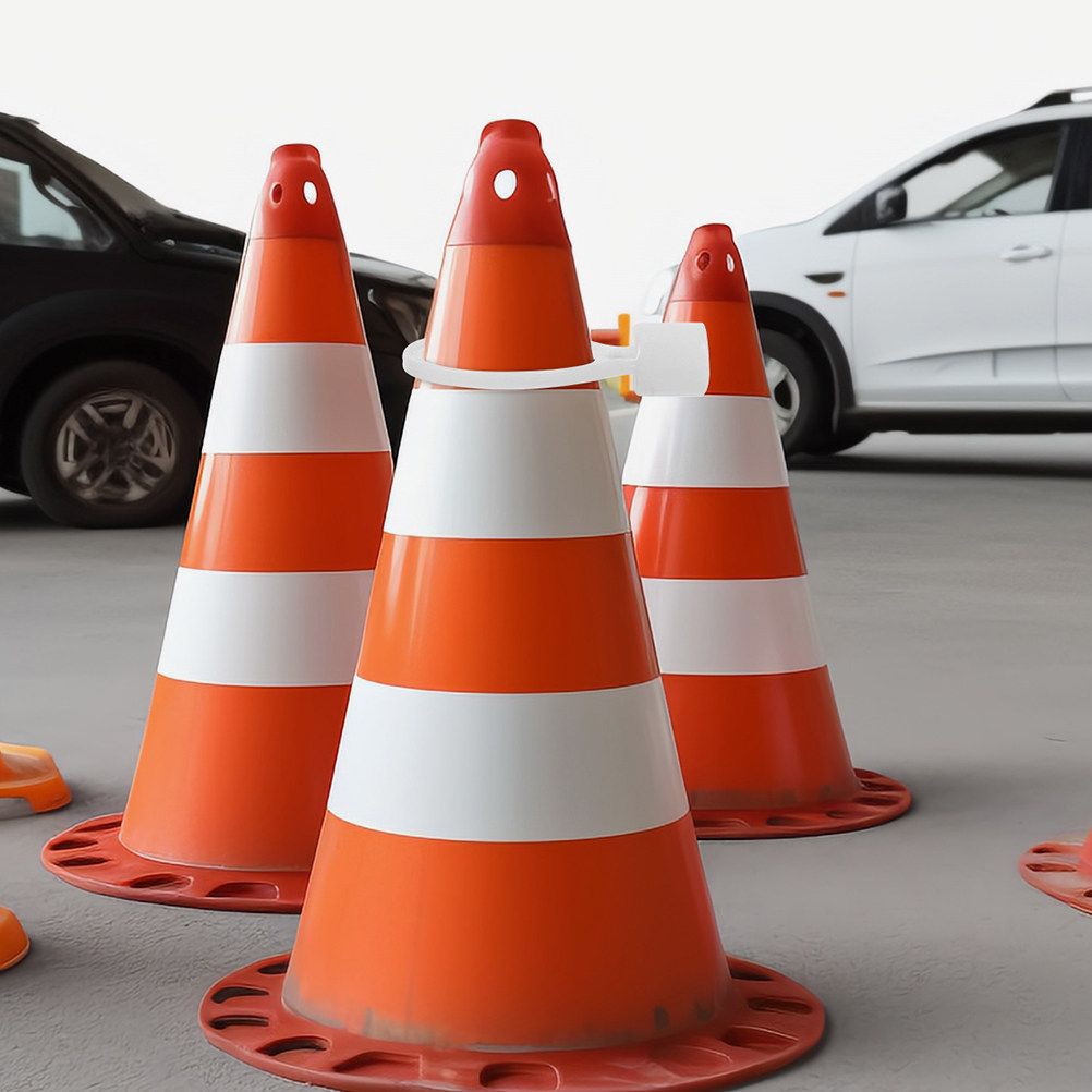 12個入り調整可能な安全コーンコネクター、駐車場バリア、工事 - Road Traffic Cone のレビューと価格