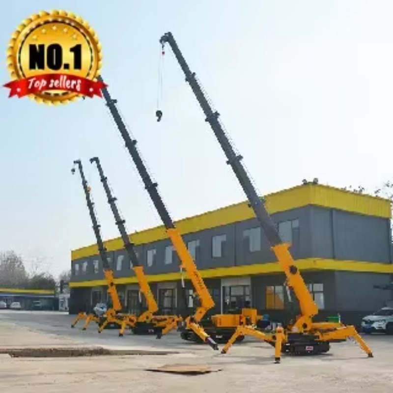 8T油圧スパイダークレーンヘビーデューティーミニクローラーク - Heavy Equipment Handling のレビューと価格