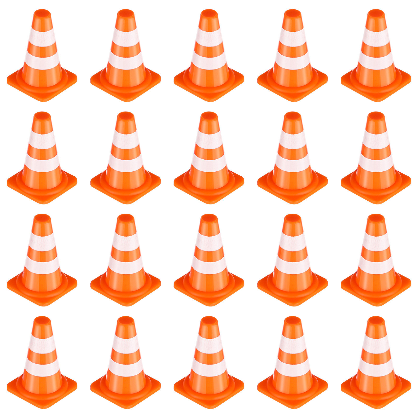 50個入りミニトラフィックコーン教育用道路標識セット、子供向 - Road Traffic Cone のレビューと価格