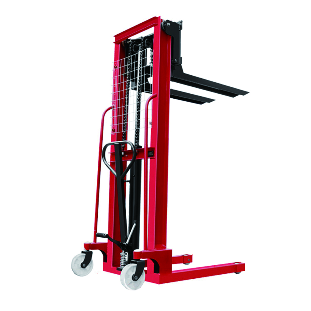 手動油圧式セルフリフティングスタッカー 1000kg マニュ - Electric Pallet Jack のレビューと価格